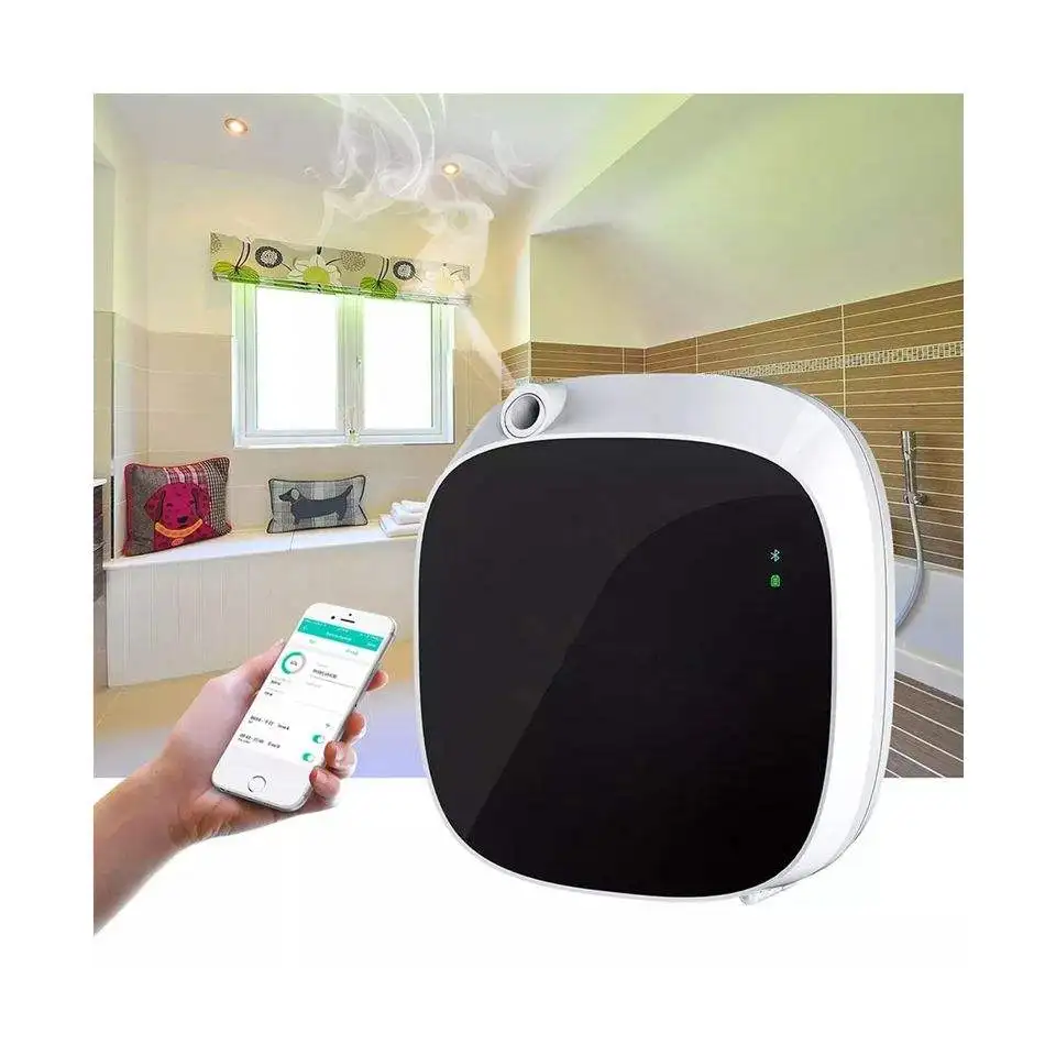 

Professional Smart Battery Operated Bluetooth Wall Mounted Plastic Home Aromatherapy Essential Oil Scent Diffuser