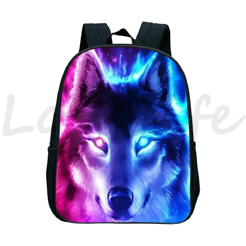 

Animal Wolf 3D Print Kindergarten Bag Children's Backpack Zipper Schoolbag Kids Cute Bookbag Back To School Backbag Wolf Mochila