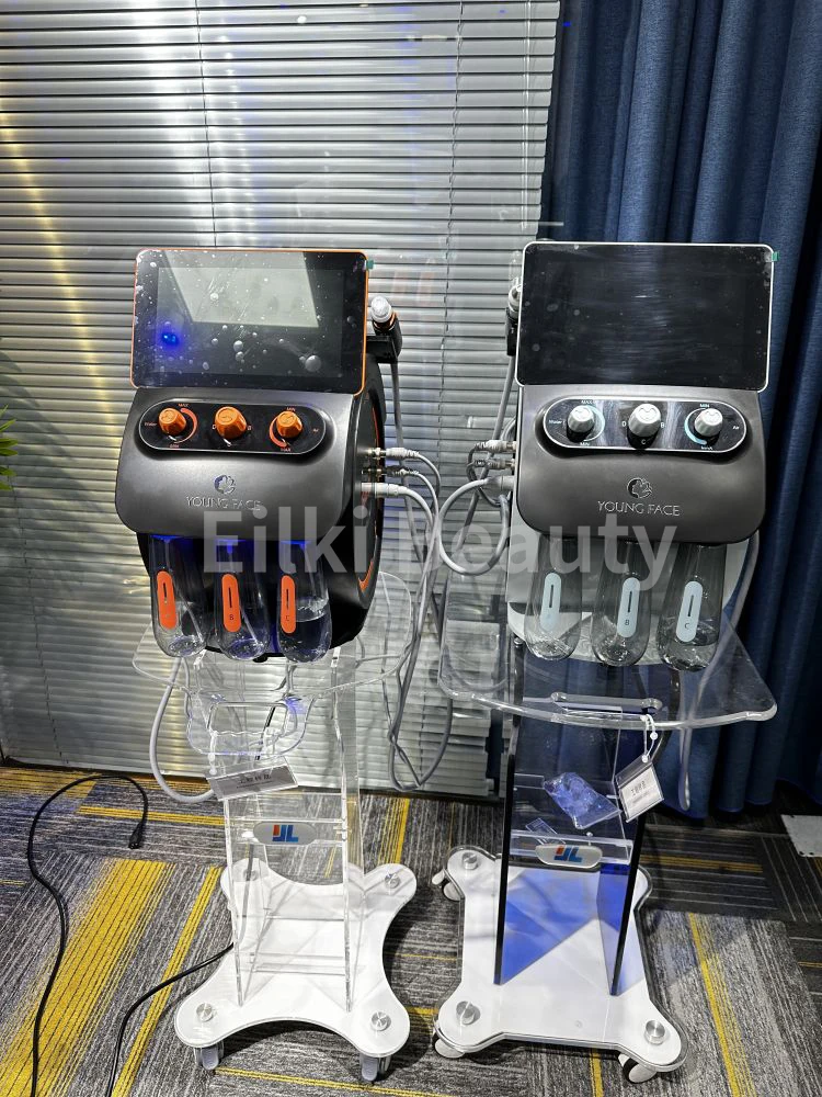 酸素と水素の泡を備えたマイクロダーマブレーションマシン,h2o2,6 in 1,ディープフェイシャルクレンジング,スパ機器