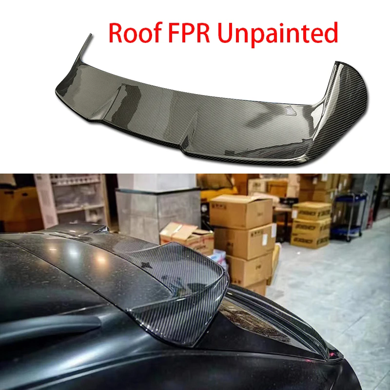 Voor Audi Q8 Sq8 2018 2019 2020 2021 2022 2023 Hoogwaardige Koolstofvezel Auto Achtervleugel Kofferbak Lip Dak Spoiler
