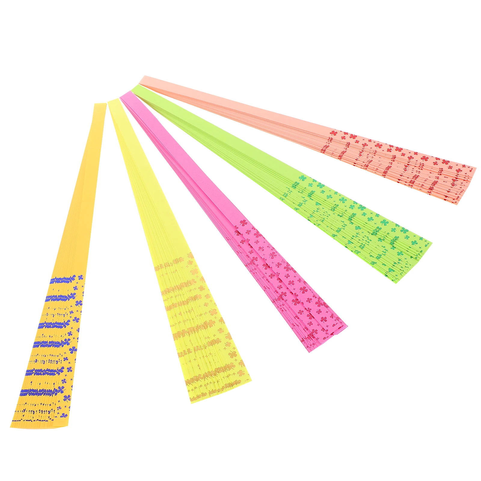 

10 Bags Lucky Star Origami Paper Strips Colored Candy Fluorescent DIY Craft Gift Handmade Teaching Aid Student Fun