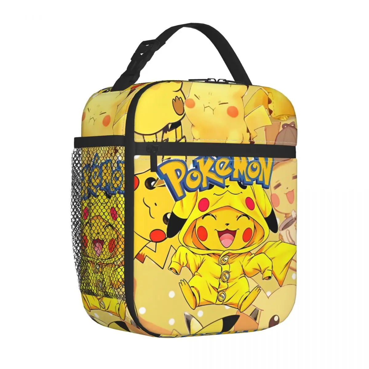 

Cute Anime Pikachu Cartoon Insulated Lunch Bags Leakproof Lunch Container Thermal Bag Tote Lunch Box Beach Outdoor Food Handbags