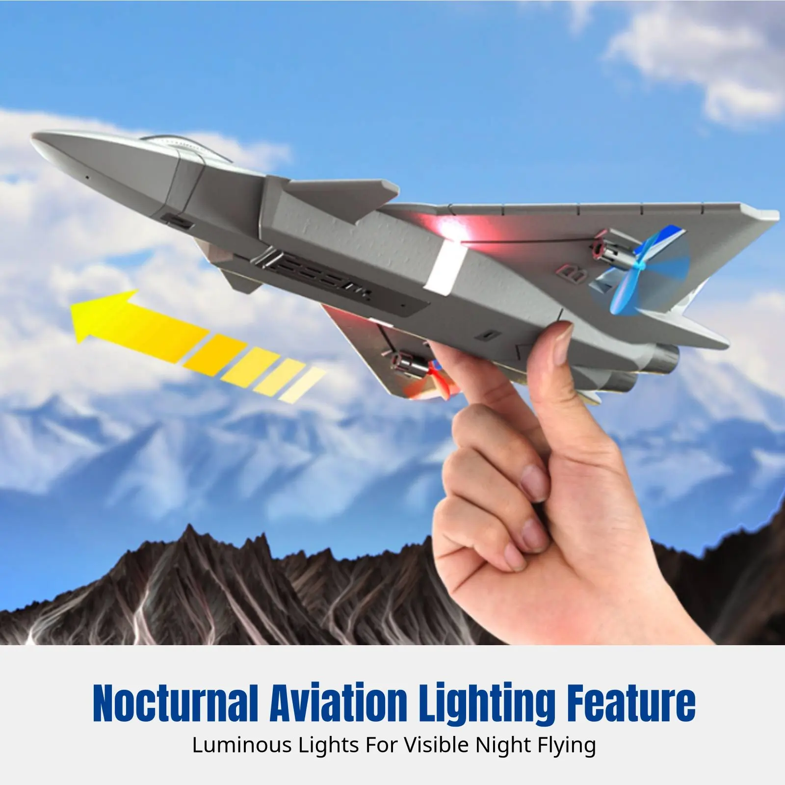 

Радиоуправляемый истребитель J-20, пенопластовая модель, фиксированное крыло, детская игрушка, ночная подсветка