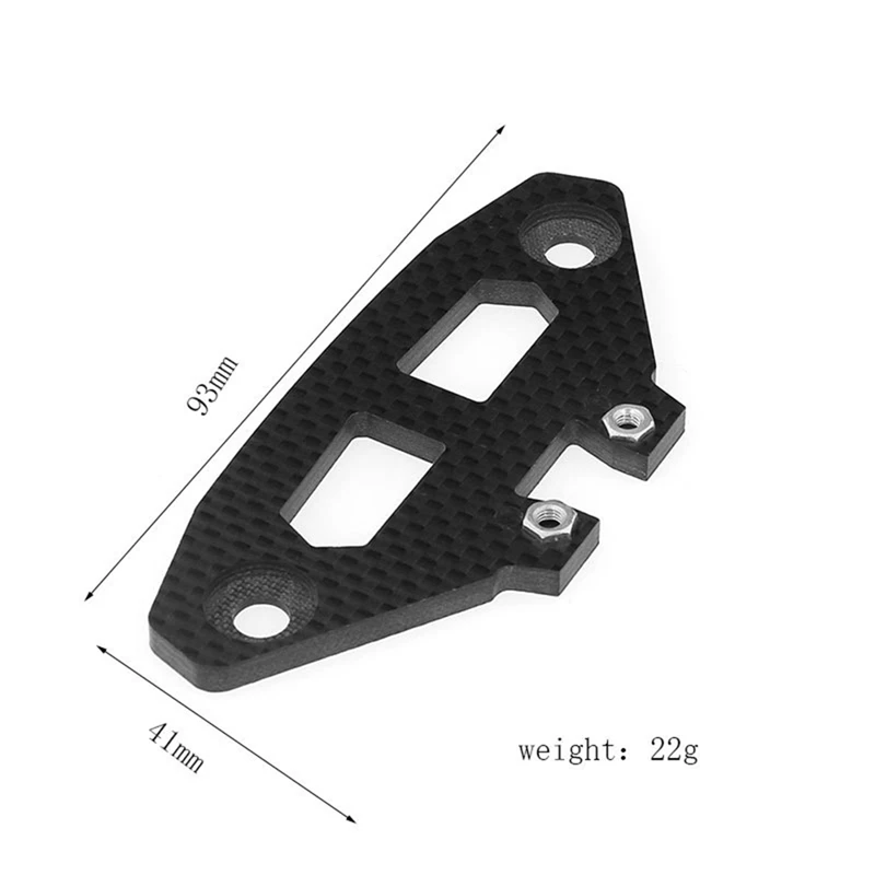 1 zestaw przedniego zderzaka z włókna węglowego dla Tamiya XV02 XV-02 Pro 58707 1/10 RC ulepszenia samochodów części akcesoria