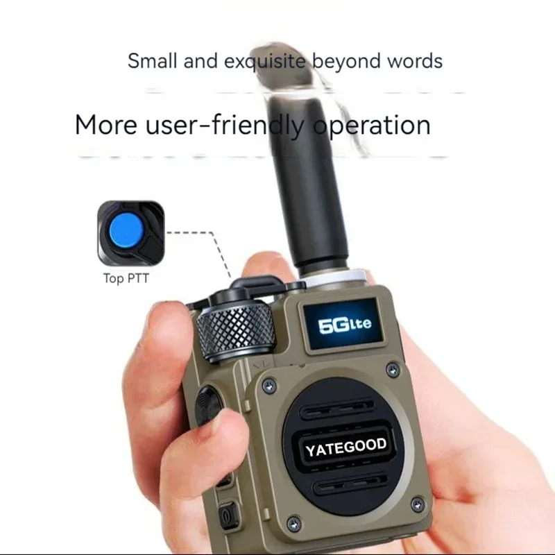 

Рация YATEGOOD G6000 с поддержкой 4G LTE, дальностью связи до 5000 км, высоким качеством звука, GPS и SIM-картой, радиус действия до 100 км