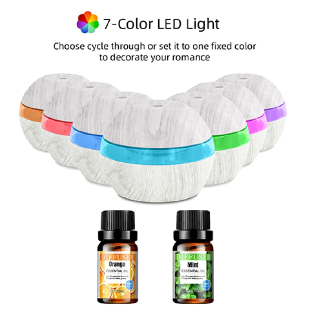 3-in-1 Aromatherapy Humidifier with 300ml Capacity, Soft Night Light & Touch Control, Perfect for Bedroom, Spa, or Office Use