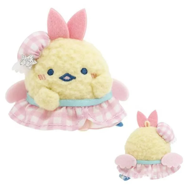 Sumikkogurashi Idol Serie Plüsch-Schlüsselanhänger, süßer Pinguin-Taschenanhänger, Kawaii gebratene Garnelen, weiche Sachen, Zubehör für Geburtstagsgeschenk