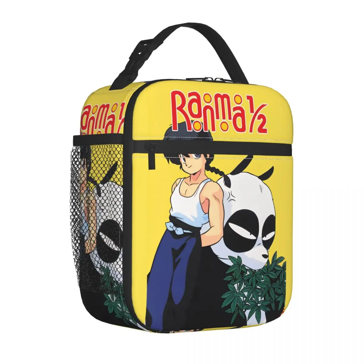 Ranma Saotome & Genma Saotome Merch Insulated Lunch Bags For Outdoor Japanese Anime Food Box Portable Cooler Thermal Lunch Box