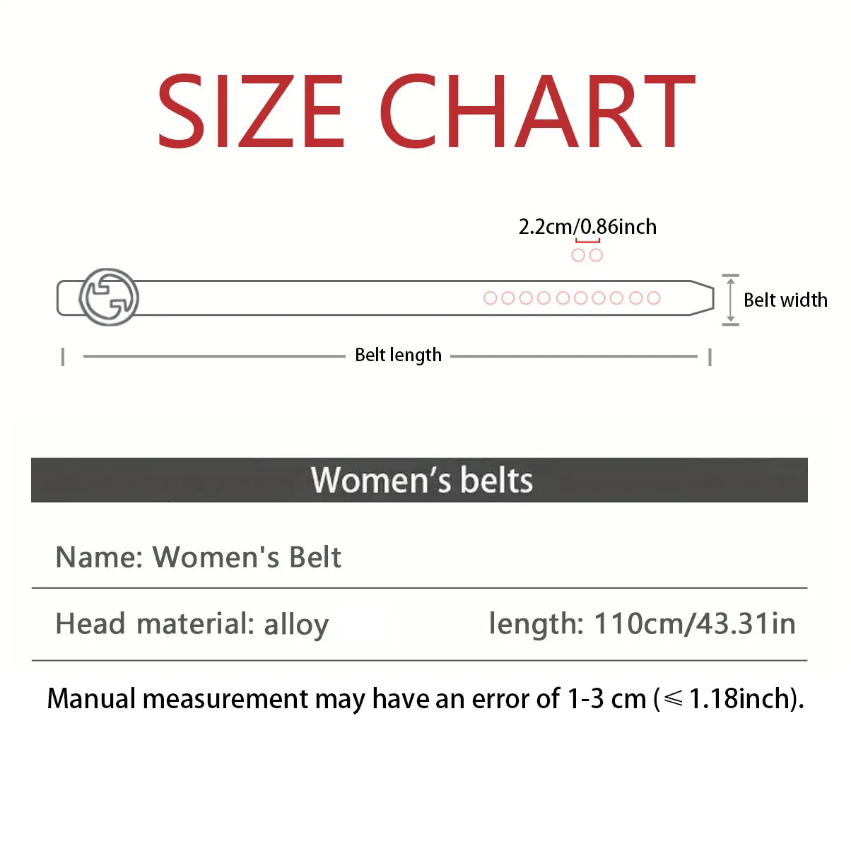 حزام خصر بإبزيم معدني فاخر جديد للنساء حزام أسود بقصة ضيقة متعدد الاستخدامات للارتداء غير الرسمي والاستخدام اليومي #2