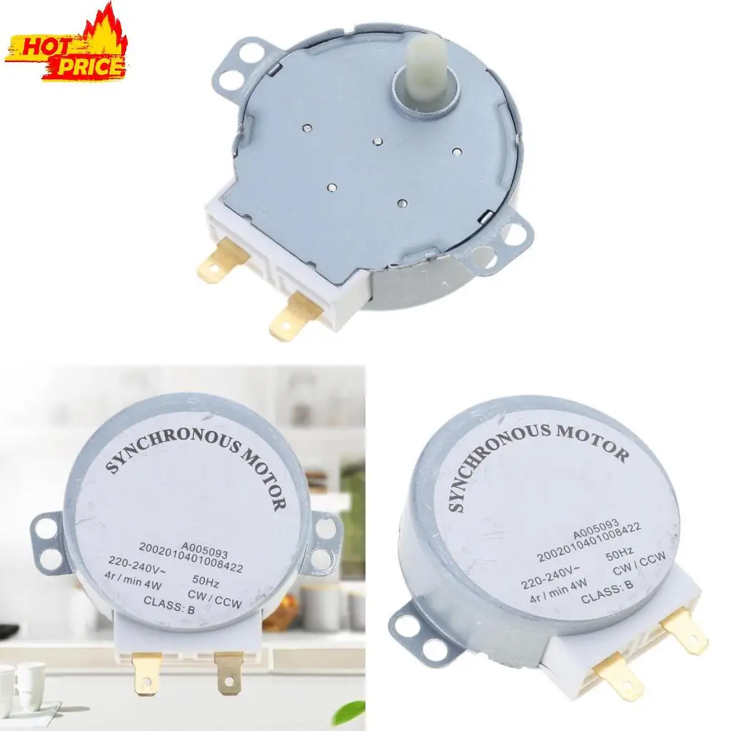 Июнь 2025 г. AC 220V-240V 4RPM 4W Синхронный мотор для TYJ50-8A7 Микроволновая печь поворотный лоток