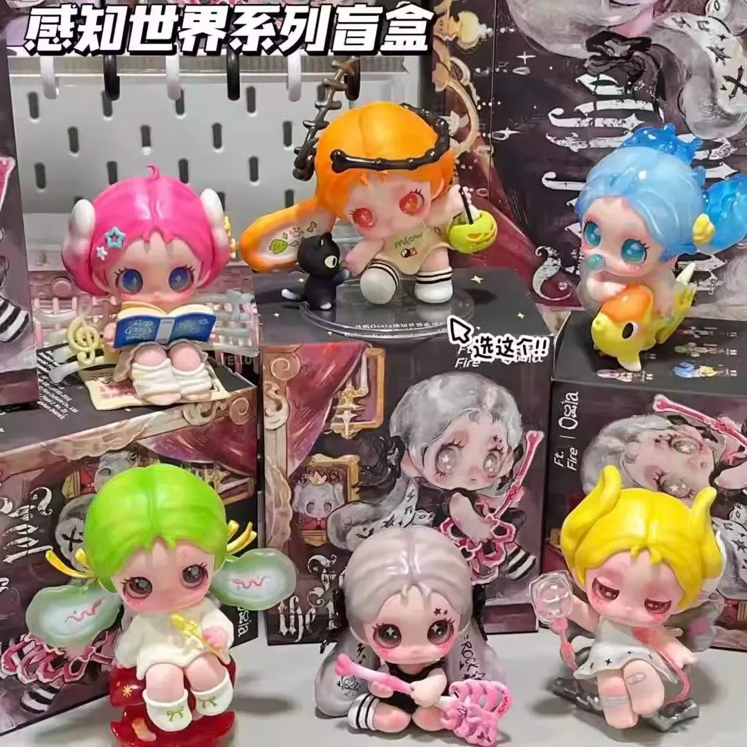

KKV Guji Ossia Perceive The World Series Blind Box Figure Cute Kawaii Girl Desktop Decor Collectible Gift For Anime Fans