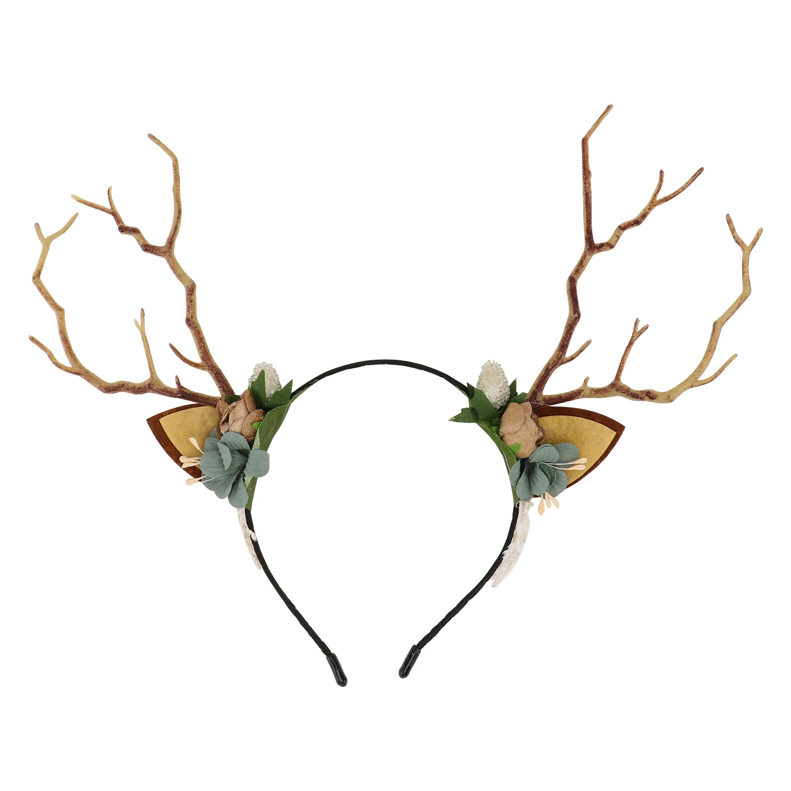 

1Pcs Realistic Reindeer Antler Hairband Christmas Festival Headband Party Cosplay Hair Accessory Holiday Decoration
