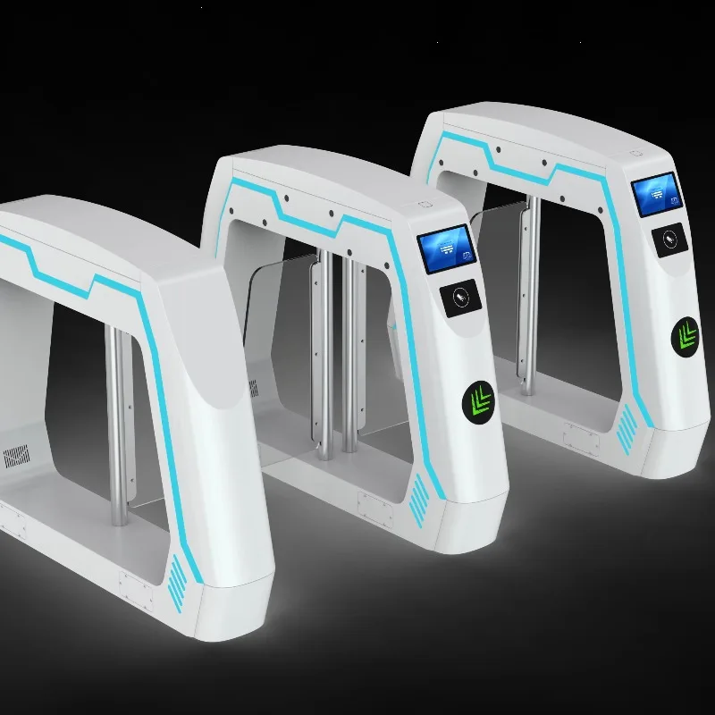 

Fast Access Control Smart Hotel Remote Control Supermarket Entrance Automatic Swing Barrier Baffle Gate Turnstile
