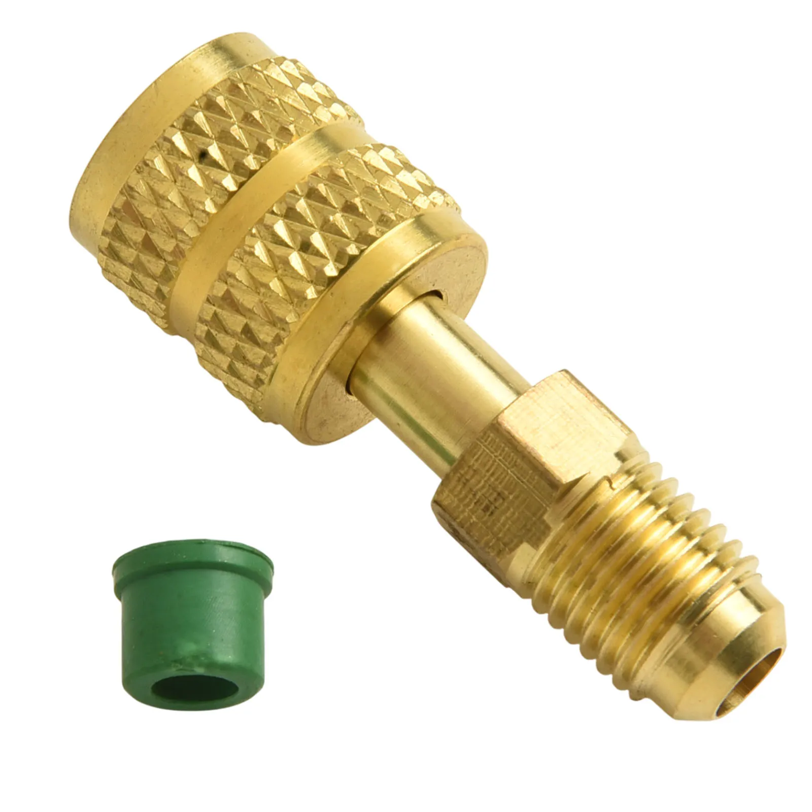 Useful Adapter Gold 1PCS Anti Aging Brass Easy To Install For Air Conditioning Systems For R410 for r32 R22 Useful