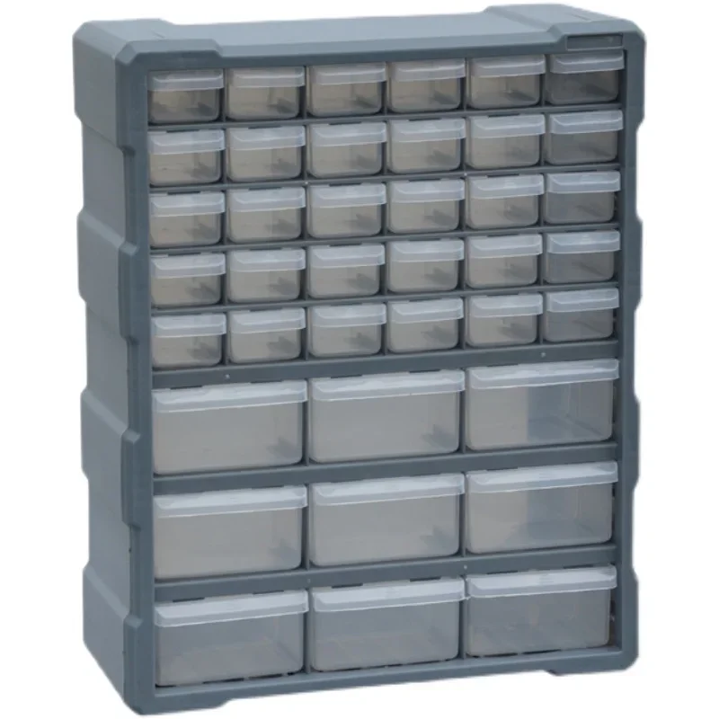 Multi-grid Drawer Storage Parts Wall-mounted Combination Component Toolbox Building Block Screw Tool Box Simple Plastic Cases