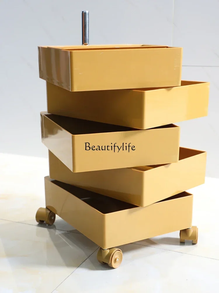 Hair Salon Trolley Locker Storage Rack Storage Cabinet for Hair Salon