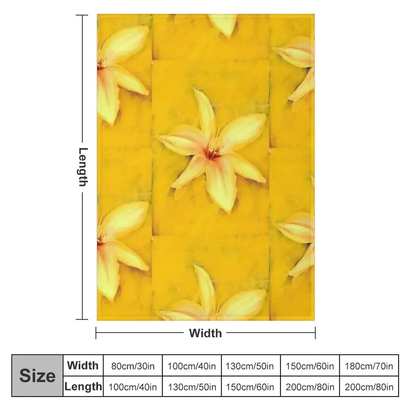 Star yellow Lilly Throw Blanket Hair Luxury Luxury Brand Blankets