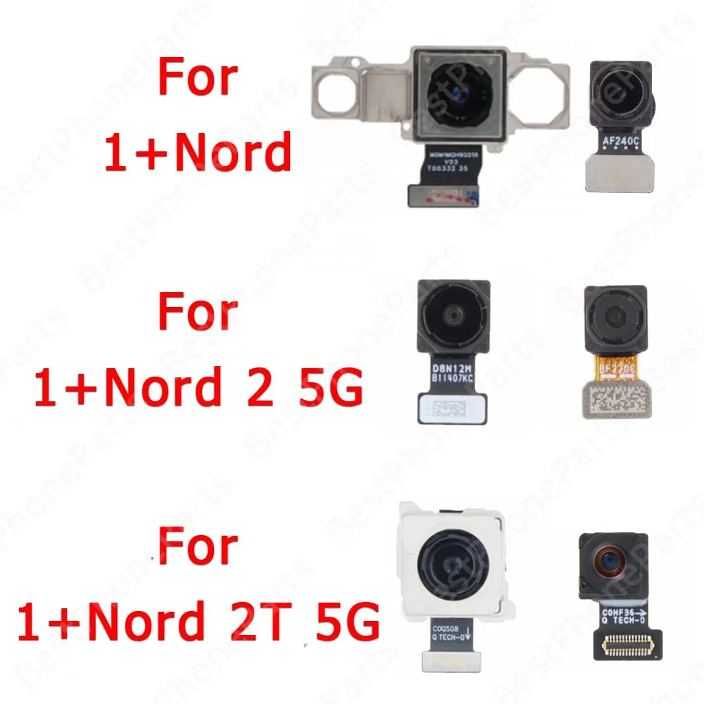 Rear Selfie Camera For Oneplus Nord 2 1+ One Plus 2T 5G Back View Front Backside Camera Module Replacement Spare Parts