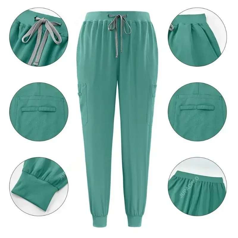 Men's Scrubs Medical Uniform Lab Set Male Wholesale Clinic Hospital Doctor Overalls V-neck Fashion Scrub Pharmacy Nurse Clothes