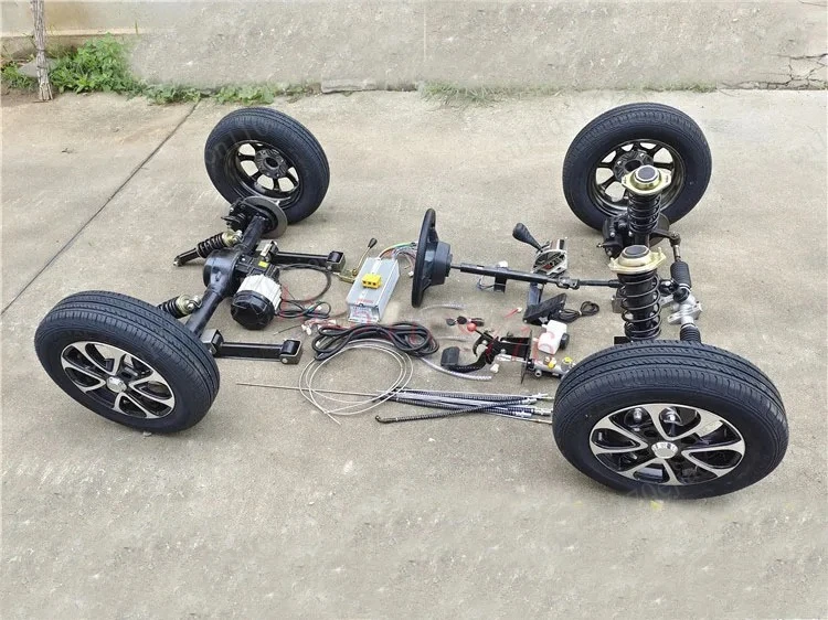 5/13/16kW Independent Suspension Buggy Drive Kit | Electric ATV Front Swingarm Wishbone & Rear Axle Kit | With Wheels