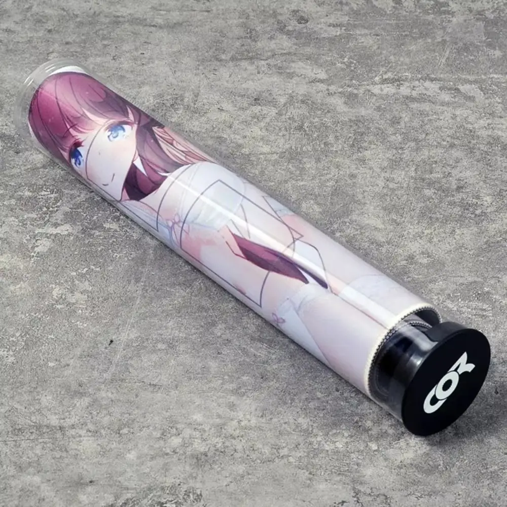 Almohadilla transparente para juegos, soporte para tarjetas, tapete telescópico para juegos, funda protectora de tubo de almacenamiento, protector de juego cilíndrico