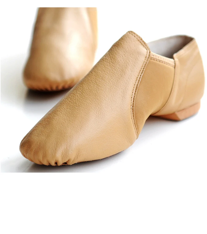 

Quality Sheepskin Jazz Dance Shoes Tan Black Antiskid Sole Jazz Shoes Adults Dance Sneakers For Chidren Girls Women