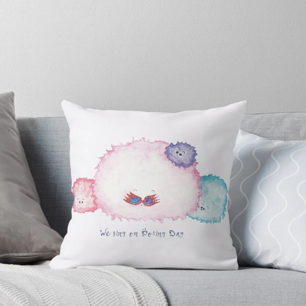 

A Pygmy Puff with Luna Lovegood Soul wearing spectrespecs Throw Pillow Luxury Sofa Cushions home decor items pillow