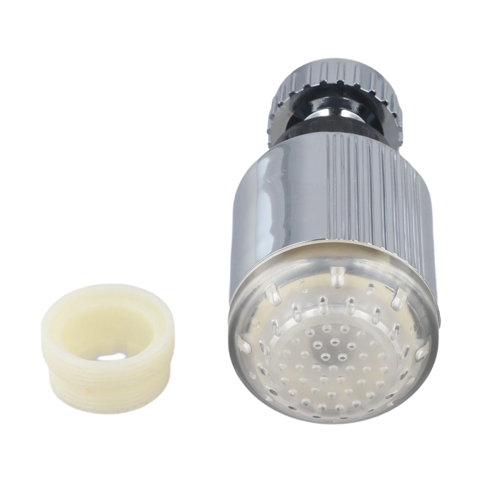 Water Powered LED Faucet Light Color Change Temperature Alerts for child Safety 360 Swivel M 22 24 Easy Install For Kitchen Sink