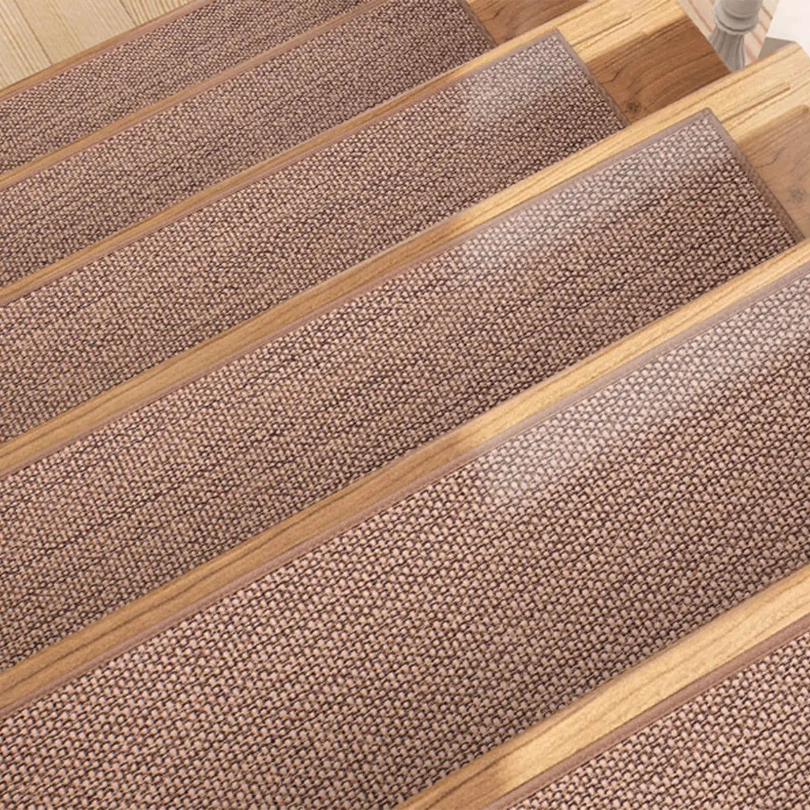 2x Stair Treads Stair Runners Stairway Carpets 21.65x7.87inch Thicken Protector Non Skid for Pets Dogs Kids Elders Children