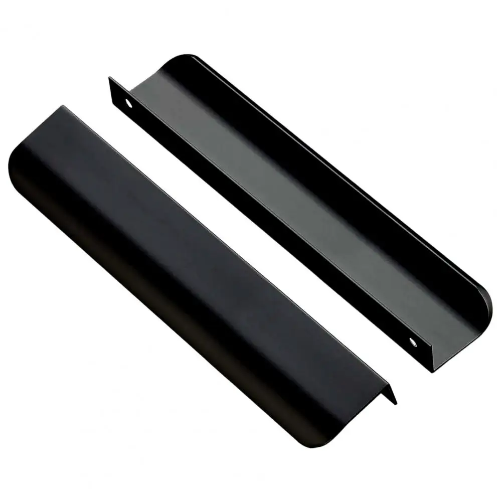 Hidden Cabinet Pulls Cabinets Aluminum Alloy Drawers Wardrobe Pulls Rustproof Rounded Edge Concealed Handle Furniture Handle