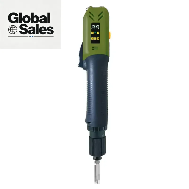 High-precision Digital Display Electric Screwdriver with Floating Height and Thread Stripping Alarm, and Replaceable Bits