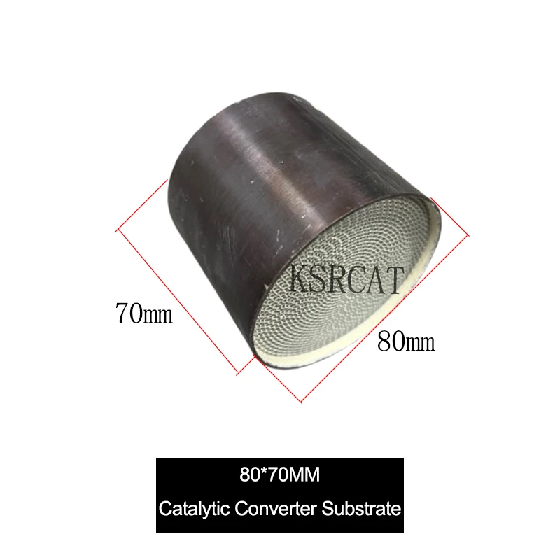 Automobile Engine accessories Catalytic converter substrate 80*70 EURO 4 catalyst for vehicle exhaust system parts