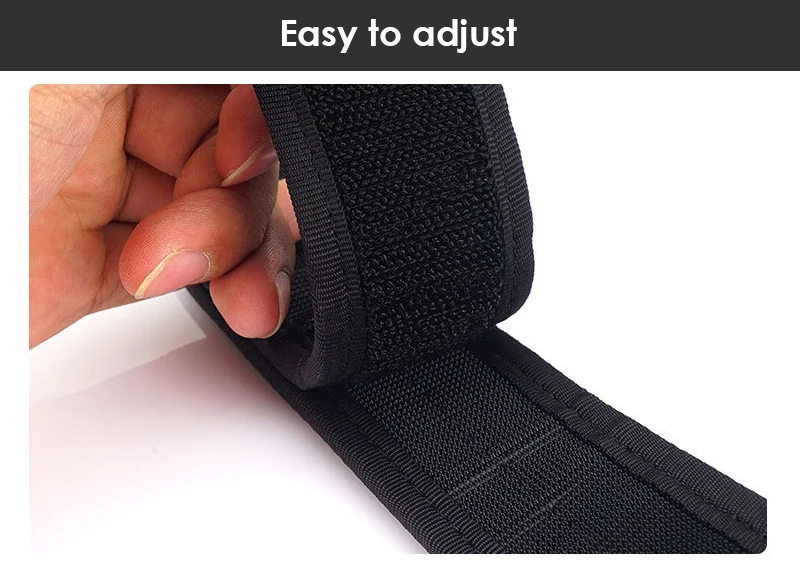 VATLTY 3.8cm Tactical Inner Belt for Men Premium Nylon Rigid Hook & Loop Straps 95cm to 135cm Unbuckled Belt No Buckle Waistband
