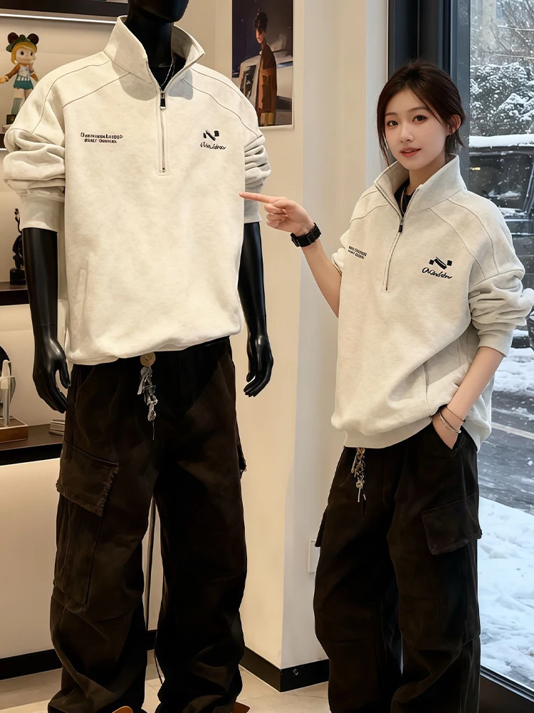 

Мужская толстовка Cleanfit Fce на молнии с воротником-стойкой, осенне-зимняя, в американском стиле, модный бренд, с подкладкой под внутреннюю одежду