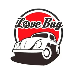 Car Stickers Personality Exterior Accessories Classic Beetle California Route Creative Vinyl Truck Scratch Trim Decal,15CM