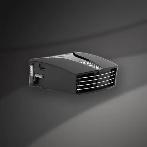 Imagen 2 del producto IETS GT202 Disipador de calor al vacío Ventilador de refrigeración externo USB para computadora portátil para juegos, 13 velocidades de ventilador ajustables, detección de temperatura automática