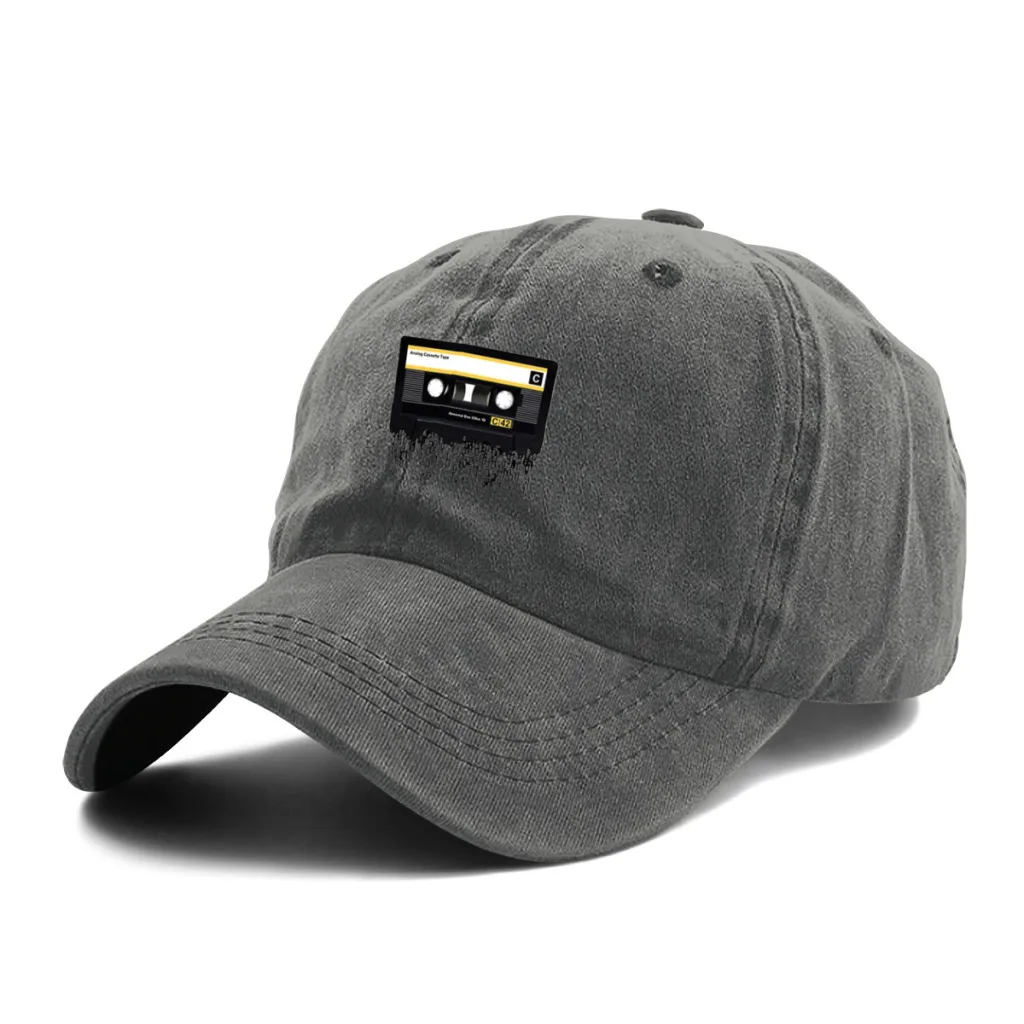 The death of the cassette tape Unisex Baseball Hat Outdoor Sunscreen Adjustable Snapback Caps Hip Hop Breathable Trucker Hats