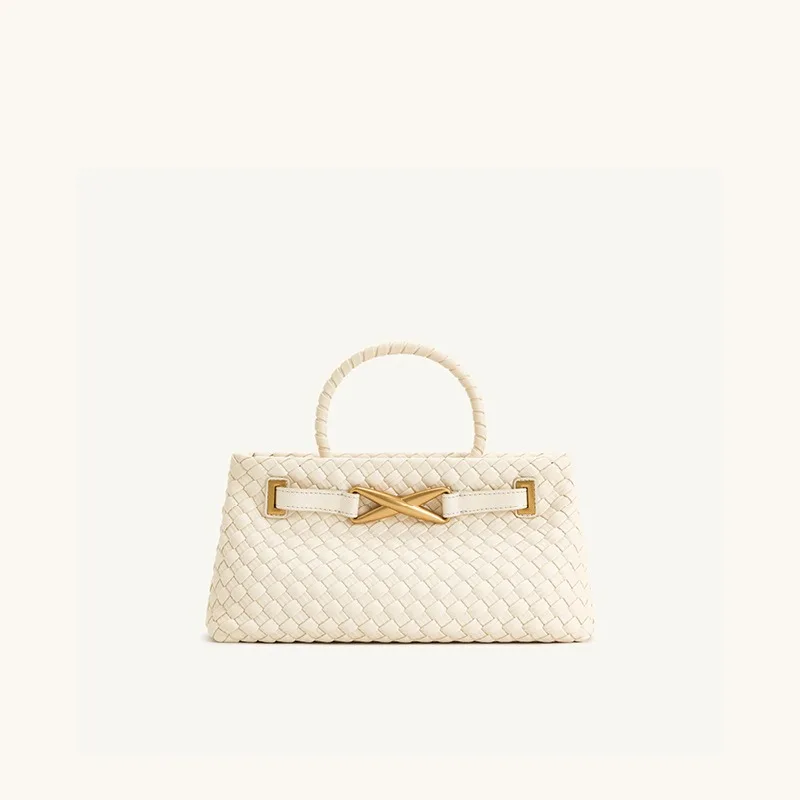 JW PEI hoogwaardige handgeweven handtas in lichte luxe stijl, modieus en veelzijdig, populaire clutch voor avondevenementen en damestas