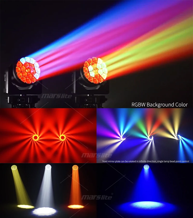 Led 19x40w Bee Eye Moving Head Zoom Wash Dj Disco Event Stage Lights for Church