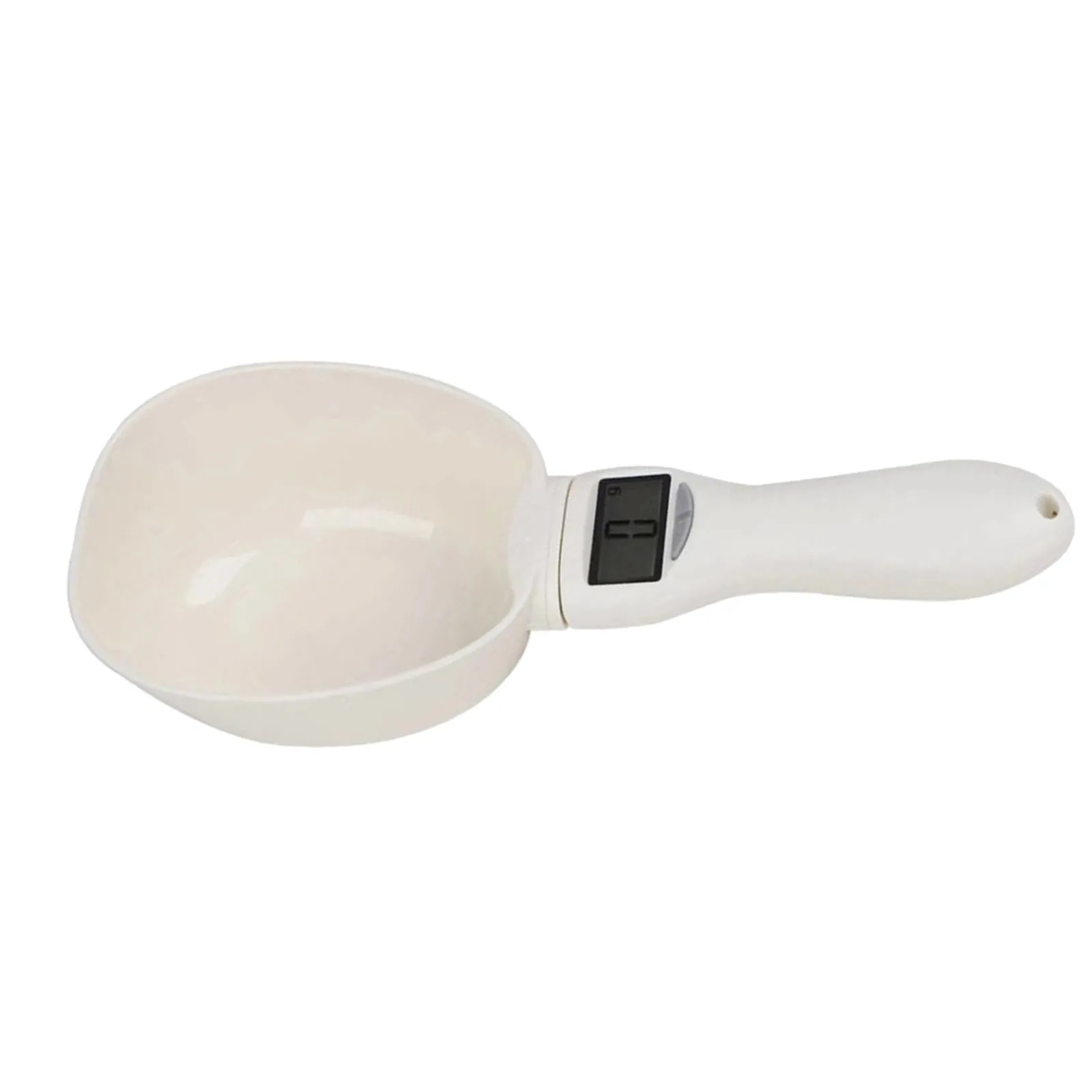 

Mini Digital Spoon Scale Household Kitchen Electronic Measuring Spoon Pet Food Weighing Scale White Not Included