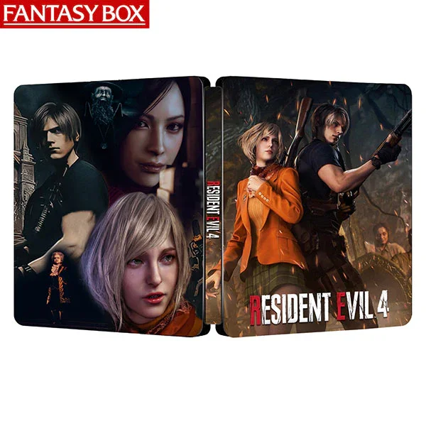 Resident Evil 4 Remake Final Edition Steelcase ONi Fantasy Box (disque de jeu non inclus)