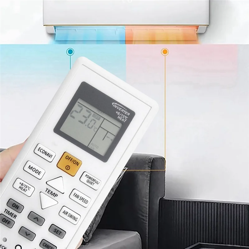 

DIGIT-Replace A75C01920 AC Remote Control For Panasonic A75C01920 Air Conditioner Remote Control