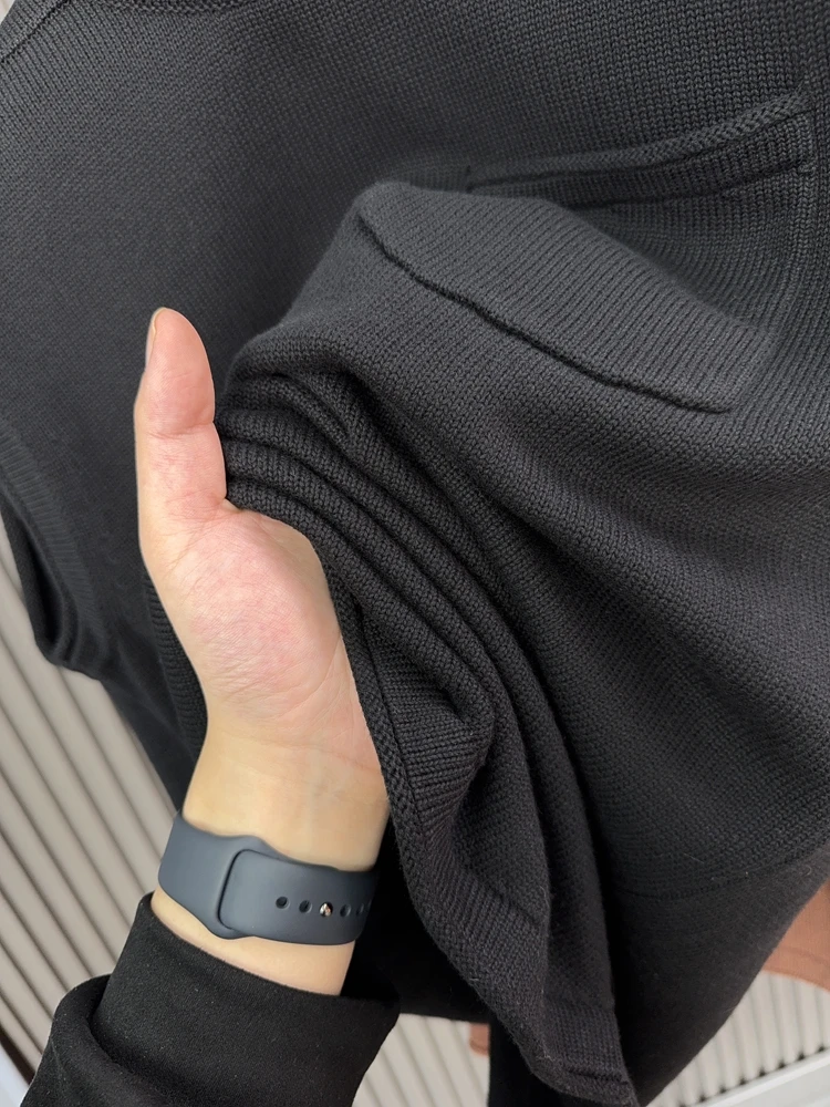 Svip الفاخرة محبوك القطن سترة مريحة جولة Ne عارضة Sle الرجال سترة Faionable الخريف الشتاء الدافئة أعلى