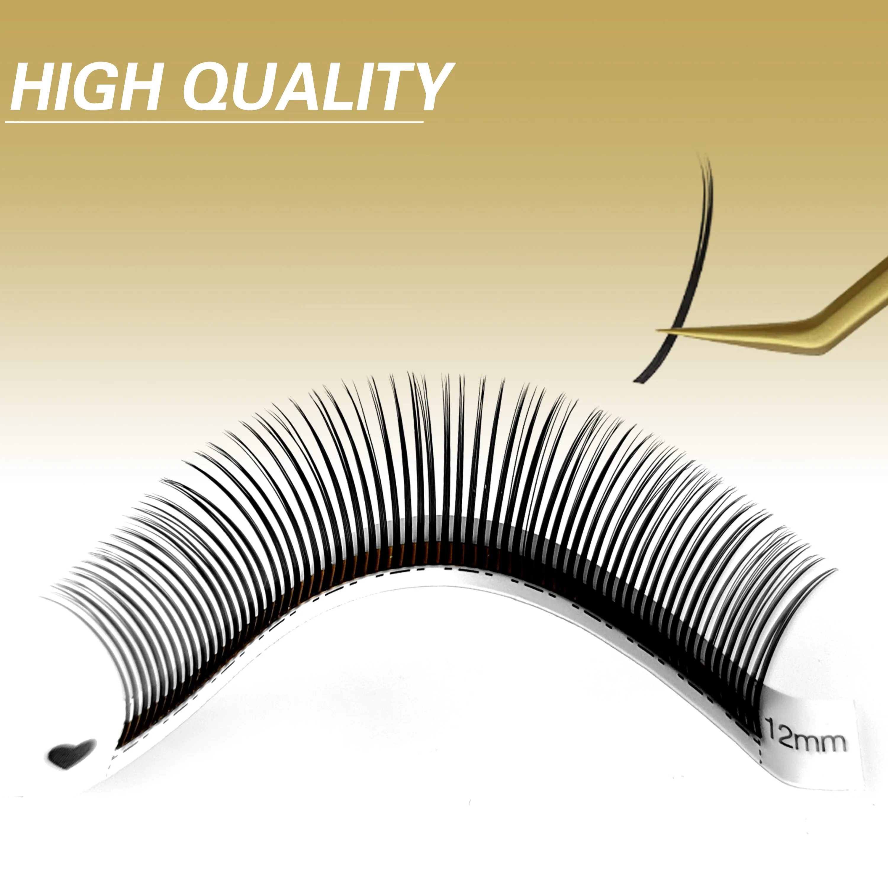 CoMango 5D Flora Lashes 0.07mm Easy Fan Eyelash Extensions Wholesales Premade Volume 12 Rows Natural Soft Lashes