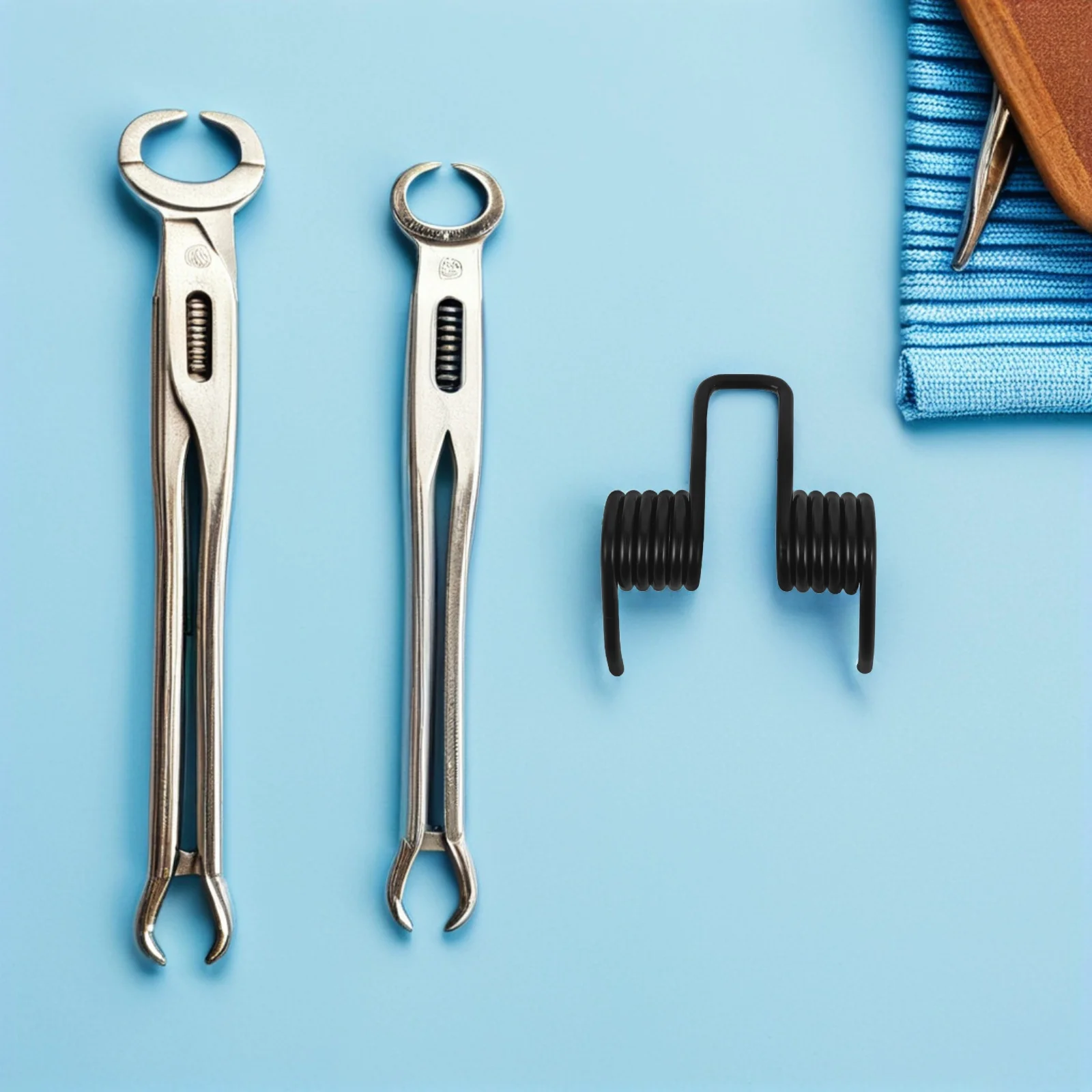 

2pcs Motorcycle Seat Springs Heavy Duty Torsion Coil Spring Mount For Saddle Seat Compression Rebound Universal Fit Mini