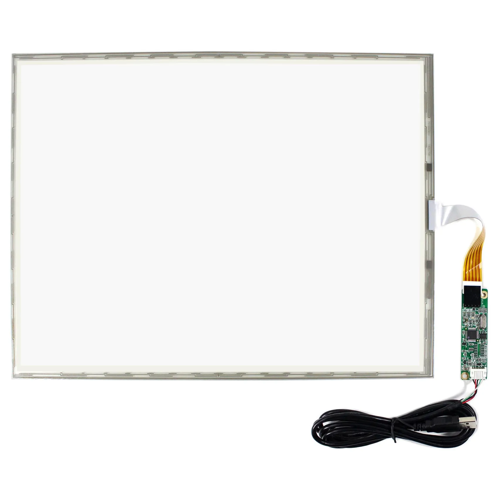 15" 5-Wire Resistive Touch Screen with USB controller for 15" 1024x768 4:3 LCD Panel