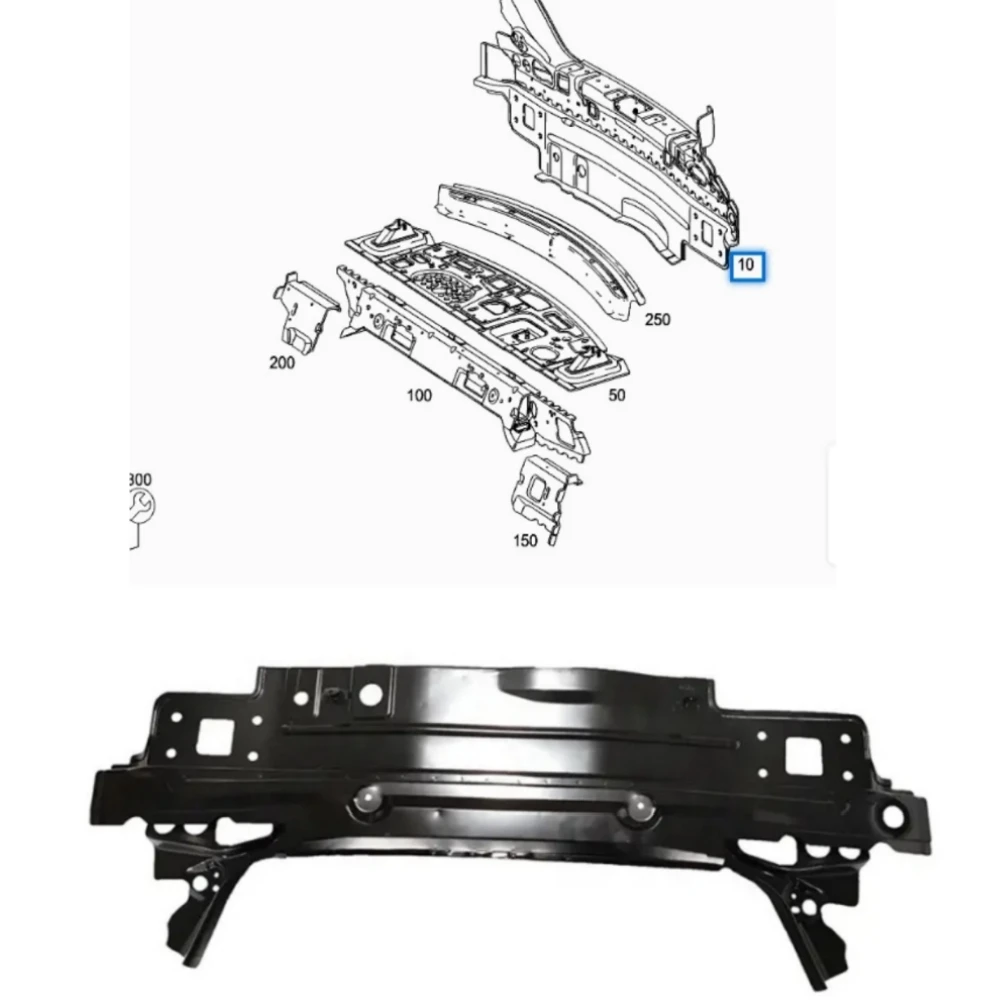 Rear Bumper Tail Panel For Mercedes Benz C-Class W204 A2046401771