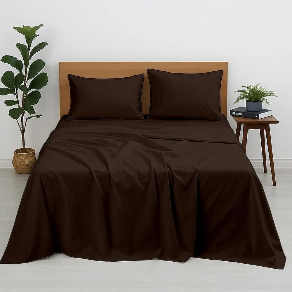 Premium Quality 100% Egyptian Cotton 8 Piece Queen Size Bed Sheet Set its 12 inch Deep ket Mattr, Naturally Cool, Sot & Durable