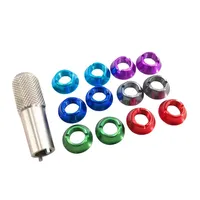 Aluminum Alloy Multicolor Control Switch 1wrench with 12 Nuts for RadioLink FUTABA  JR/Frsky Accessories