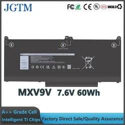 JGTM MXV9V 7.6V 60Wh Laptop Battery For Dell Latitude 7300 7400 5300 13 5310 5300 5310 2-in-1 Series 829MX 05VC2M 5VC2M